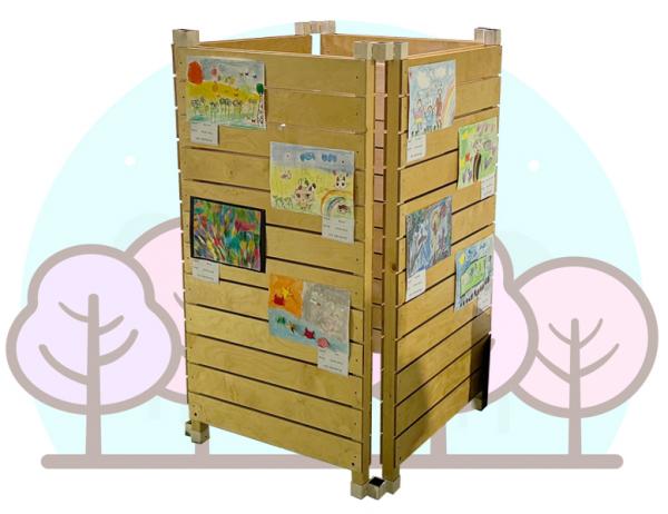 양면 우드 배너 [4면 포토존]