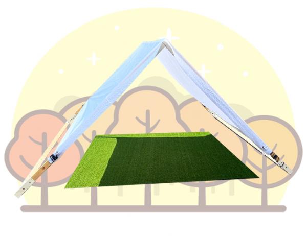 작은 우드 텐트 [3.2mX3m]