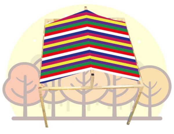 색동 우드 하우스 [2.5m~6m]